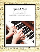 Fugue in D Major piano sheet music cover